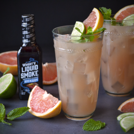 Looking for a way to add a little excitement to your cocktail hour? Our Smoky Paloma recipe with Wright's Liquid Smoke is the perfect solution!