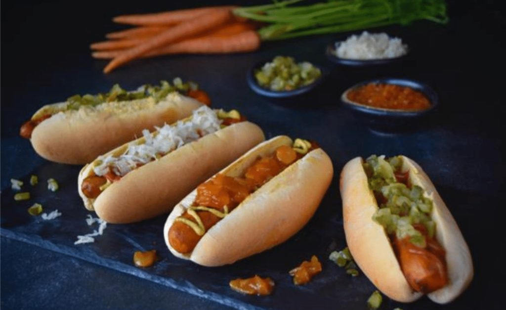 A healthy and vegetarian summer option is yours with our carrot hot dog recipe from Wright's Liquid Smoke. Perfect for holidays and parties for kids! Adults will love them too.